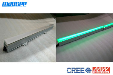 IP67 των εξαιρετικά πλυντήριο τοίχων λεπτών οδηγήσεων dmx rgb 20w γραμμικών με το σχεδιάγραμμα αργιλίου