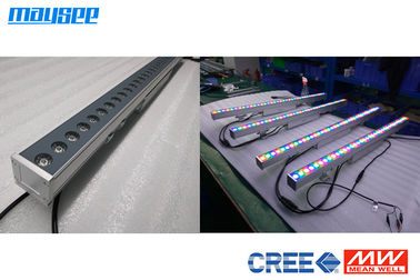 γραμμικό οδηγημένο φως πλυντηρίων τοίχων 36Watt DMX512 IP65 CREE με τον πολυ φακό γωνίας