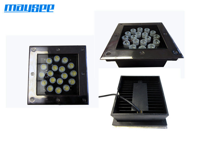 18w εξωτερικό DMX LED υπόγειο φως 85-265VAC, LED υπόγειο φως με τετραγωνική κάλυψη