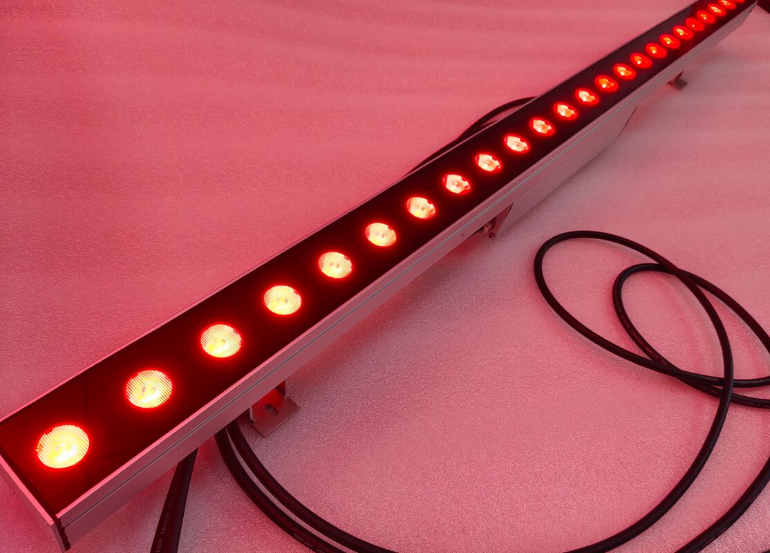 Ενεργοποίηση ή διακοπή λειτουργίας DMX512 Λάμπες πλυντηρίου τοίχων LED με 24pcs LED πηγή φωτός και ανθεκτική κατασκευή κράματος αλουμινίου