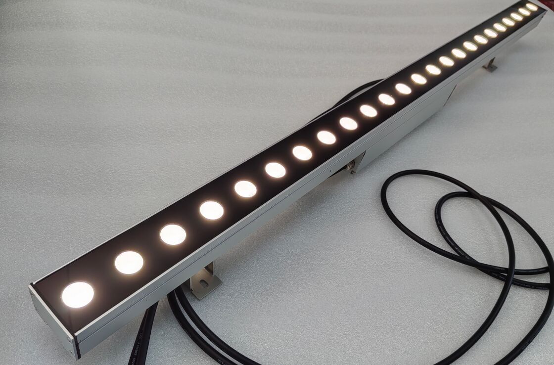 Φωτιστικά τοίχου LED Wall Washer με έλεγχο ενεργοποίησης/απενεργοποίησης ή DMX512, ισχύος 18-48W, με γωνία δέσμης 20°x60°, 30°, 60°, 90°, ιδανικά για φωτισμό προσόψεων